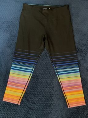 Calvin Klein Leggings with Rainbow Stripe Accent